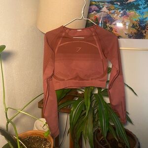 Pink Gym Shark Long Sleeve